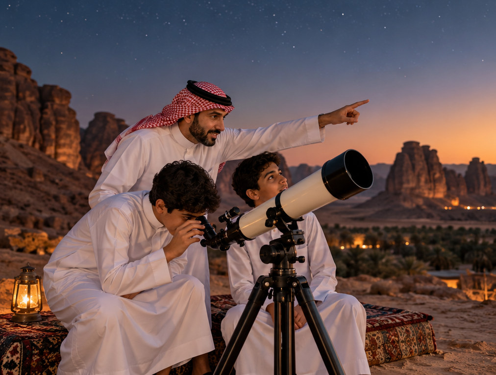 صورة توضيحية لتجربة السماء في مدرستنا